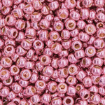 Японский бисер TOHO Round 8/0 (№PF553), непрозрачный глянцевый с металлическим блеском
