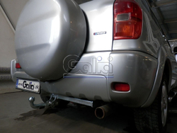 Фаркоп оцинкованный Galia T042A для Toyota Rav 4 2000-2006(паспорт и сертификат в комплекте)(без электрики)