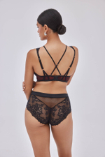 Роскошный бюстгальтер-бралетт Heartbeat (Размер: 85B) (Цвет: черный)