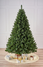 Ель искусственная Боярская 2,2 м подставка металл Пленка ПВХ МаксКристмас