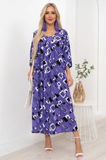 Платье Серенада (фиолетовый)-58р-р Р11-1044/13 Nikol