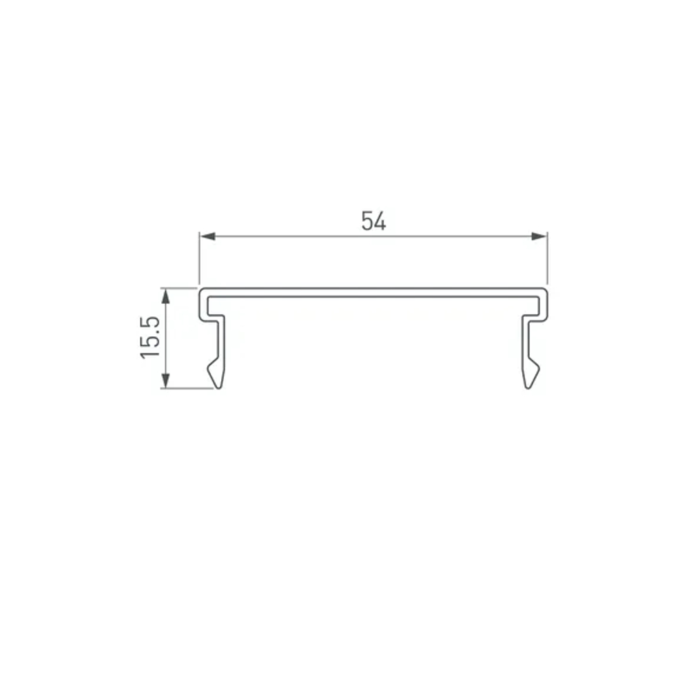 Экран SL-LINIA55-FANTOM-2000 Frost (Arlight, Пластик) 027294