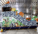 Надувной батут "В гостях у зебры"