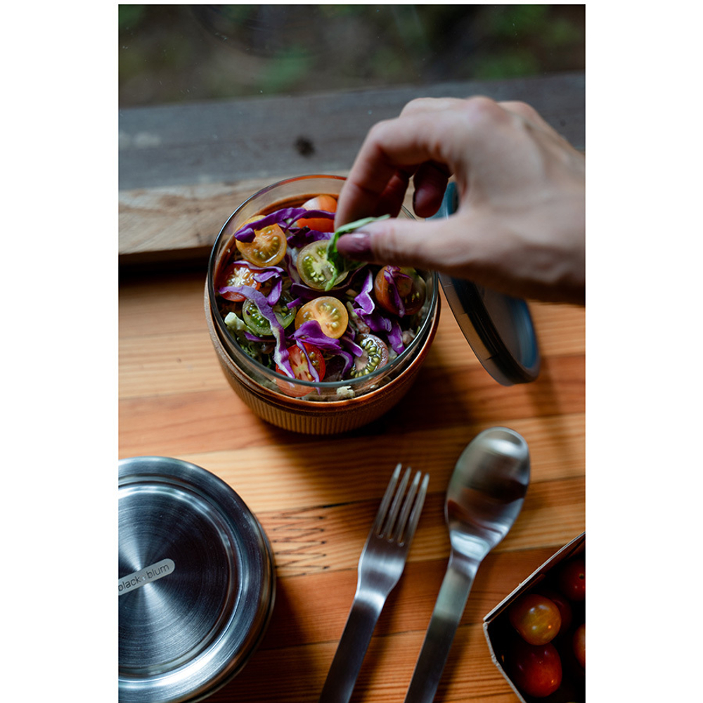 Ланч-бокс glass lunch pot, 600 мл, коричневый
