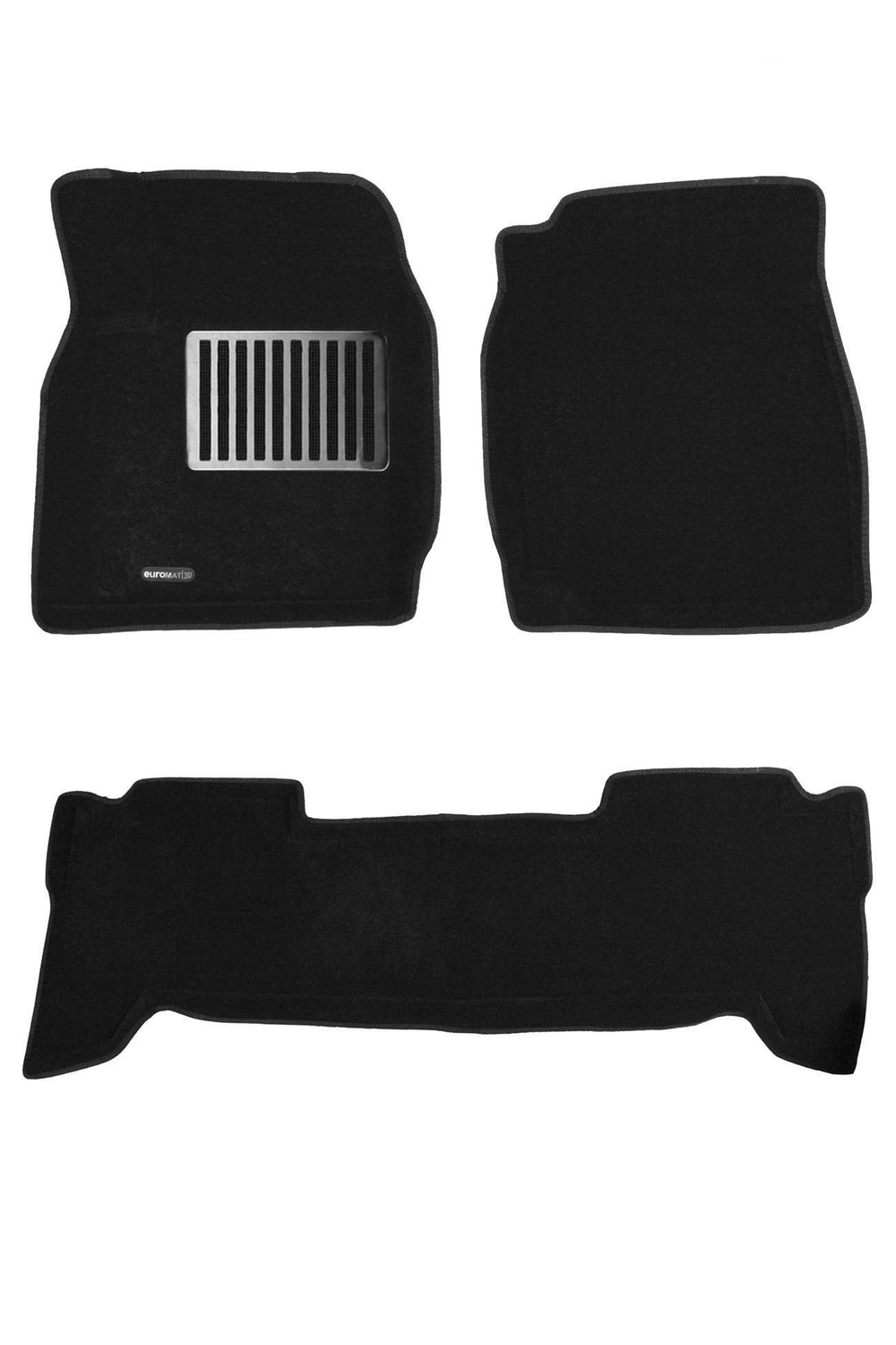 Коврики салона для TOYOTA LC 100 (1998-2003)/LEXUS LX 470 (1998-2003) Euromat 3D Business черные. Арт. EMC3D-005117