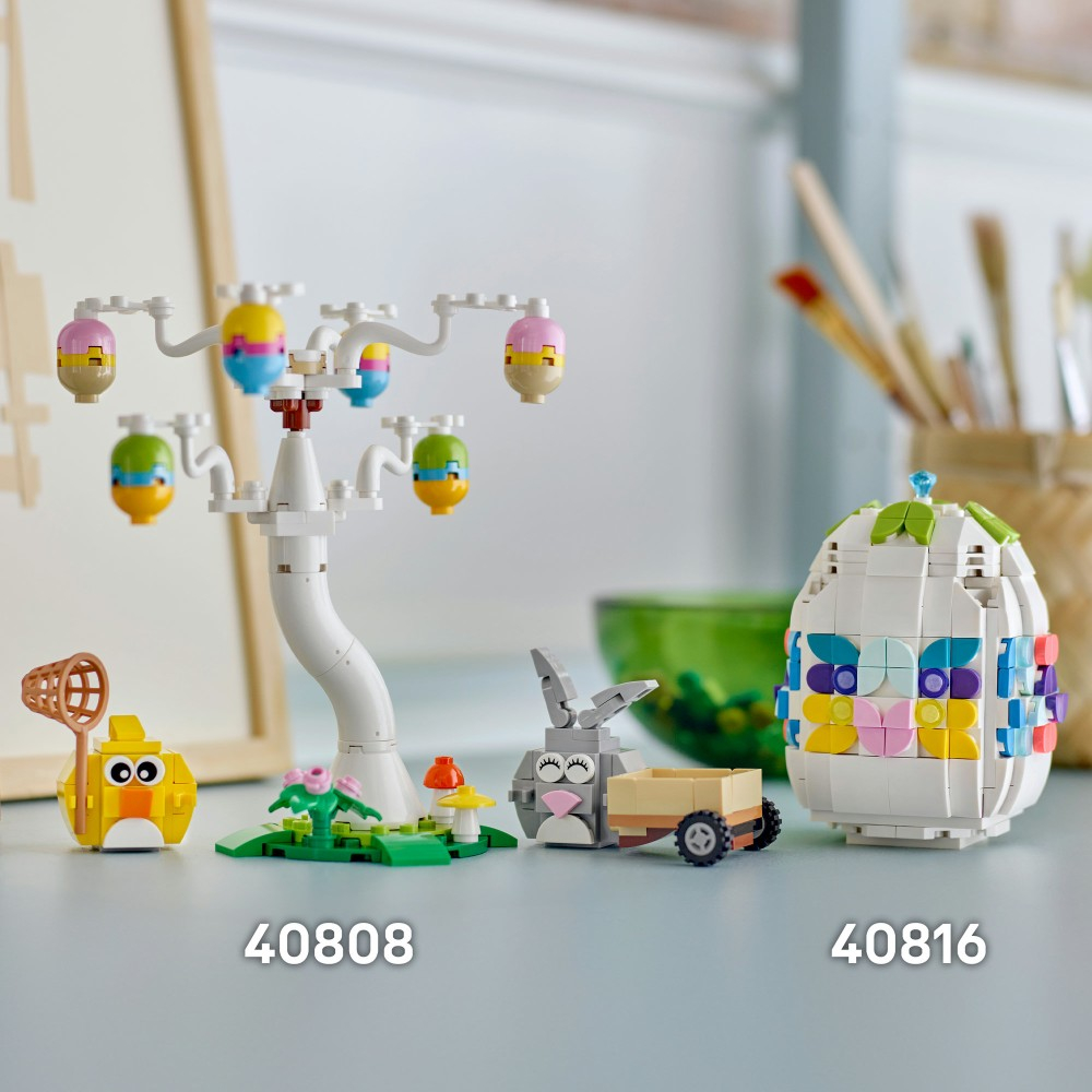 Конструктор LEGO Iconic 1750 40816 Декоративное пасхальное яйцо — фото 11
