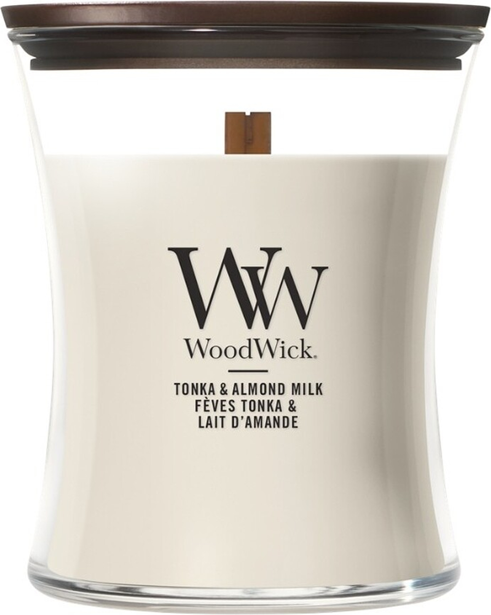 Свеча ароматическая WoodWick Core Tonka and Almond Milk