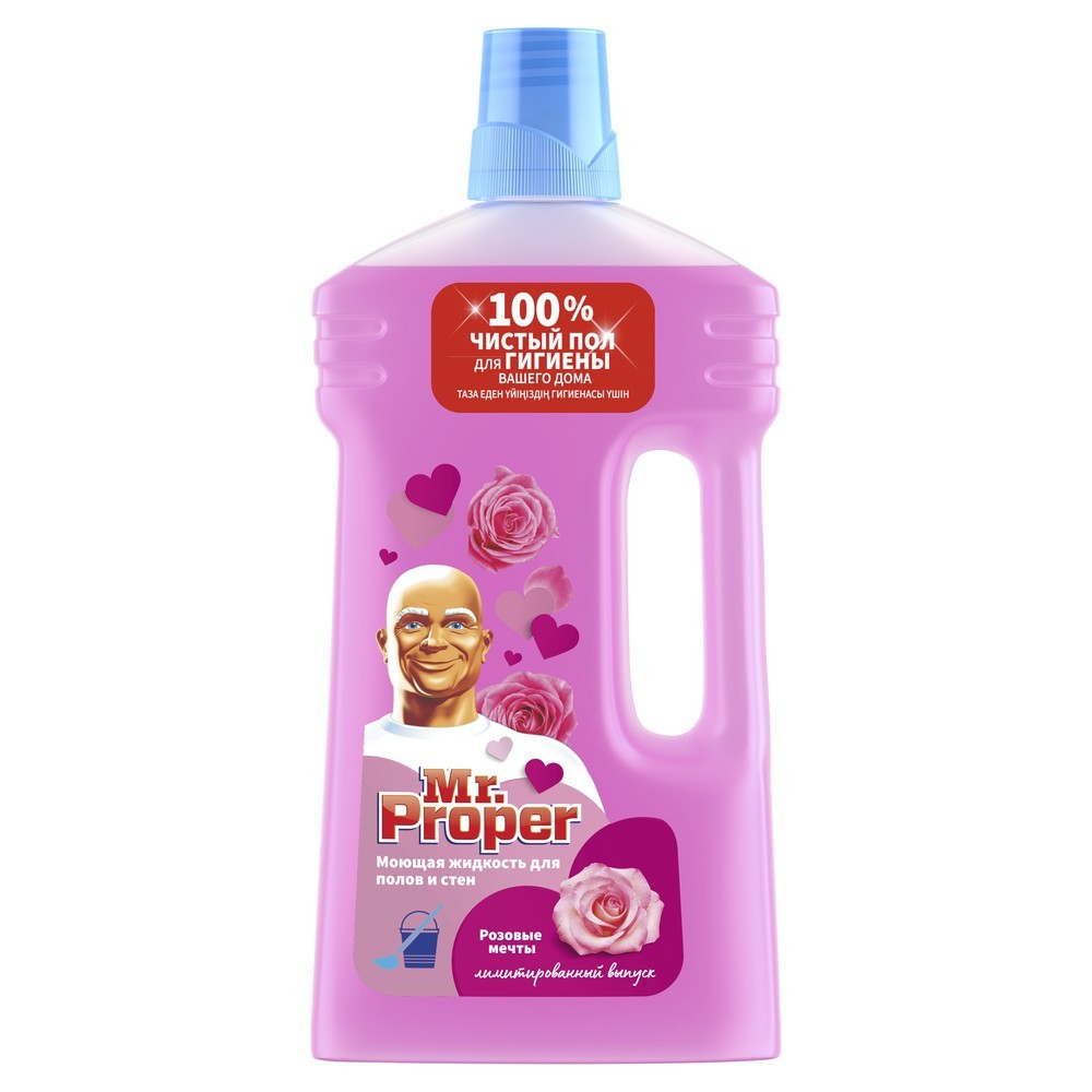 Моющее средство Mr.Proper Розовые цветы 1 л