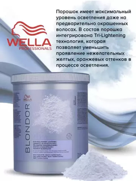 Wella Blondor Порошок для блондирования без образования пыли 30 гр