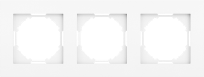 Рамка 3-я, глянцевый белый, серия A07