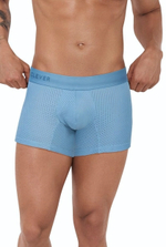 Синие трусы-боксеры с эффектом перфорации Euphoria Boxer (Размер: L) (Цвет: синий)