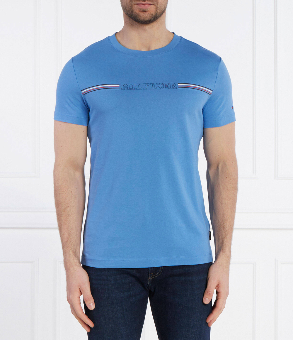 Футболка Tommy Hilfiger - голубой(MW0MW34428)