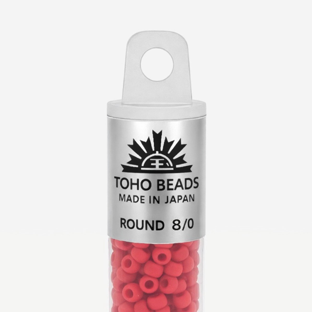 Японский бисер TOHO Round 8/0 (№45F), непрозрачный матовый
