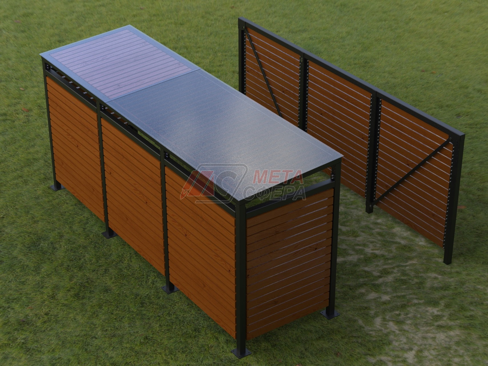 Площадка для сбора мусора Дери