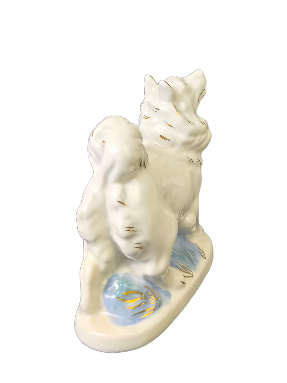 Фарфоровая статуэтка "Лайка" Гжель