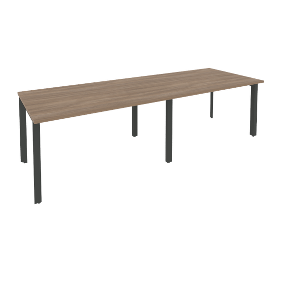 Onix Стол переговорный O.MP-PRG-2.3 Дуб Аризона/Металл Антрацит 2760*980*750