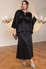 Костюм с юбкой Альсия (черный) К14393-5М LT Collection