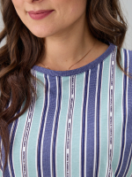 Футболка Фк-127/индиго-полоскабуквы