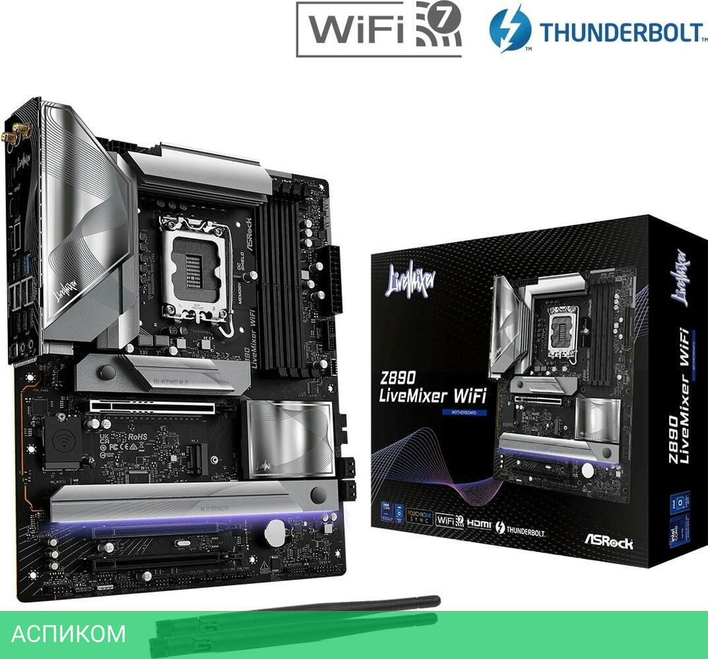 Материнская плата ASRock Z890 LiveMixer WiFi