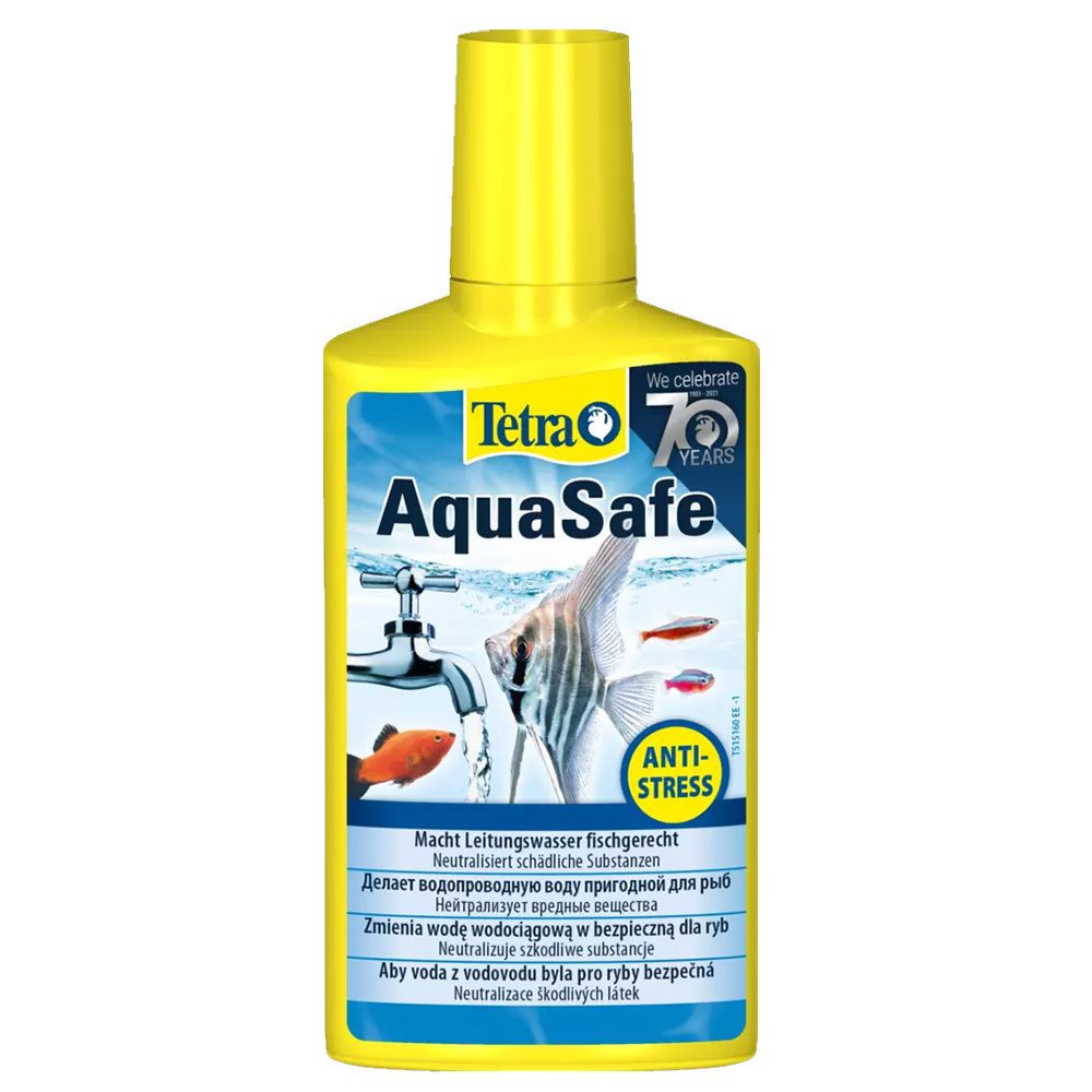 Tetra AquaSafe 100мл, кондиционер для подготовки воды на объем 200л