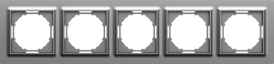 Рамка 5-я,  Wave матовый серый,  серия A07