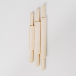 Набор деревянных скалок из древесины сибирского кедра 3шт. диаметром 3,5см. RPN3