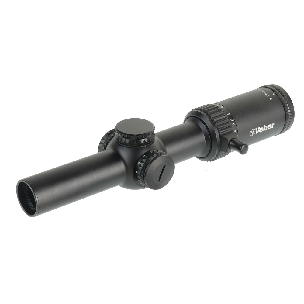 Оптический прицел Veber Wolf 1,25-4,5х26 IR FD07 Загонник, с подсветкой прицельной сетки