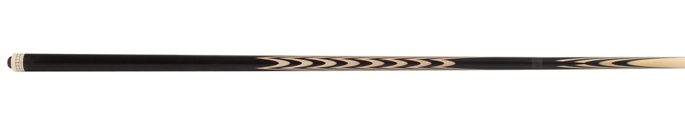 Бильярдный кий для русского бильярда Бэтмен, двухсоставной (граб, черный граб)