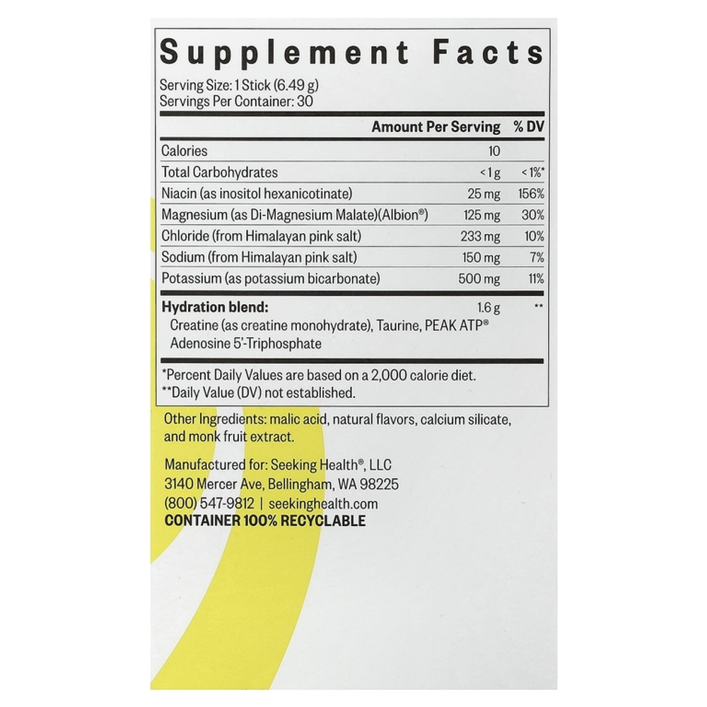 Seeking health Optimal electrolyte lemonade flavored 30 саше по 6,49гр.