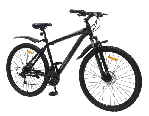 Велосипед 29" AVENGER A293D, черный/серый