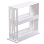 Полка универс, пластик, 2 секц, 27.6х10.4х28 см, бел, PU201208