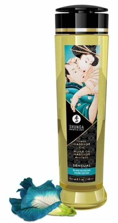 Массажное масло Sensual с цветочным ароматом - 240 мл.