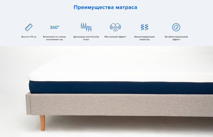 Матрас Blue Sleep Gravity 200160G KARE