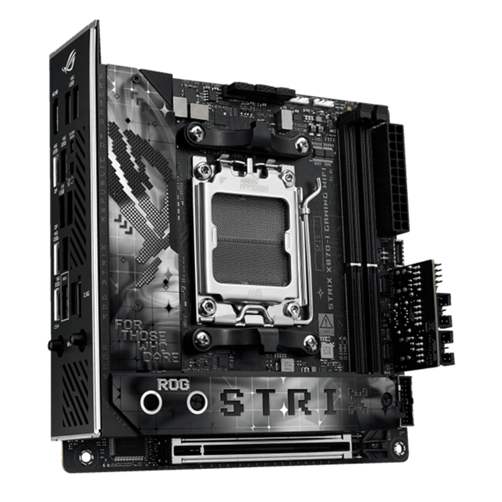 Материнская плата ASUS ROG STRIX X870-I GAMING WIFI AM5 2xDDR5 2xSATA RAID 2xM.2 HDMI WiFi Mini-ITX