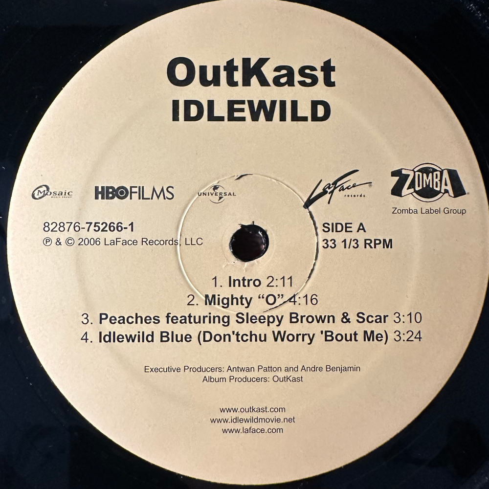 OutKast ‎– Idlewild 3LP (Европа 2006г.)