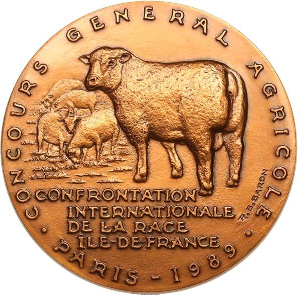 France, Fifth Republic, Concours Général Agricole, Bronze Medal, 1989