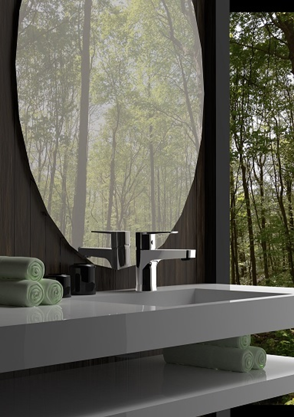 Смеситель для раковины TITANIUM 1801