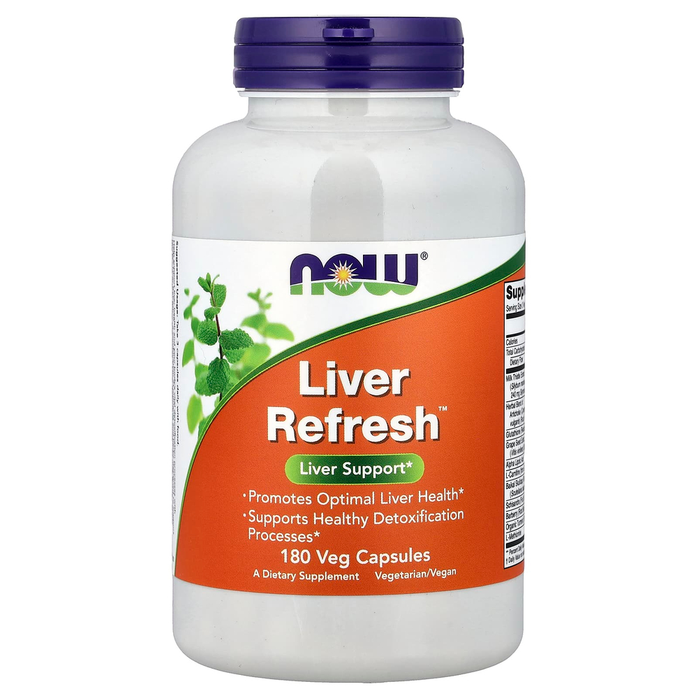 NOW Foods, Liver Refresh™, 180 растительных капсул