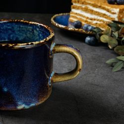 Кружка 355 мл d 9,1 см h7,9 см Aqua Blue P.L. Proff Cuisine [6]