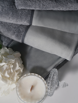 Набор полотенец 3шт Claire Batiste Atelier Brise стальной серый