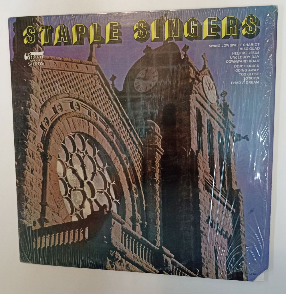 Винтажная виниловая пластинка LP Staple Singers Uncloudy Day (USA 1973)