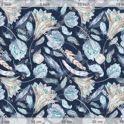 Цветы из перьев by Анна Комиссаренко 268 DPI