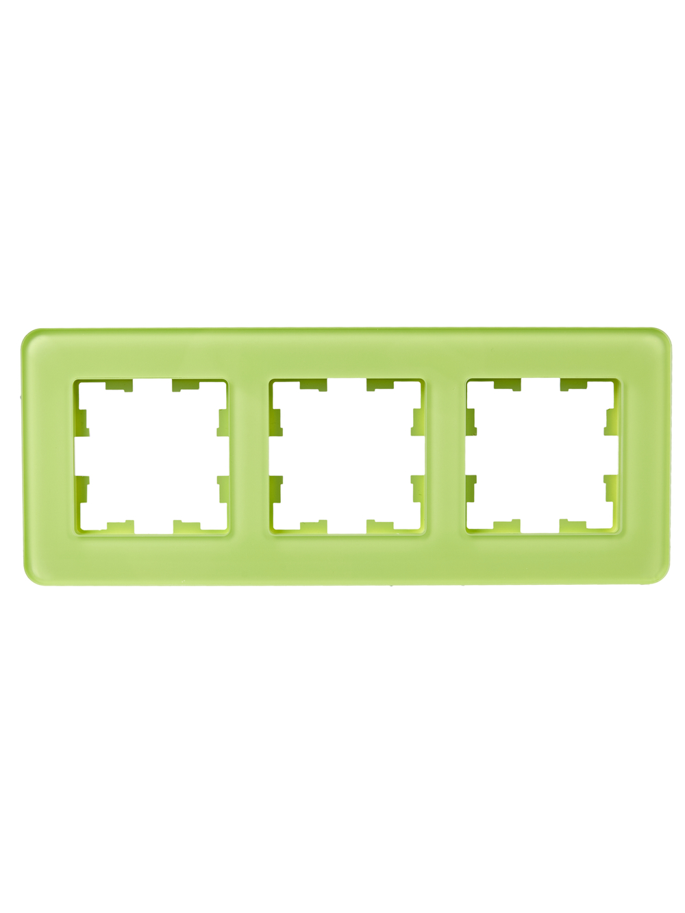 BRITE Рамка 3-местная РУ-3-2-Бр стекло эко грин RE IEK