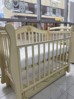 Кровать детская "Julia 11" автостенка, универсальный маятник (слоновая кость)