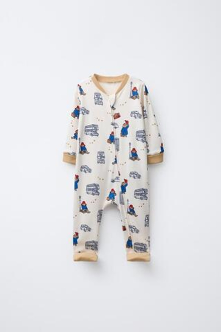 ZARA КОМБИНЕЗОН С РЕГУЛИРУЕМЫМИ ШТАНИНАМИ PADDINGTON ™, ЭКРЮ