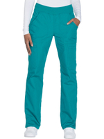 Брюки медицинские женские Cherokee WW210 на резинке, бирюзовый, 48