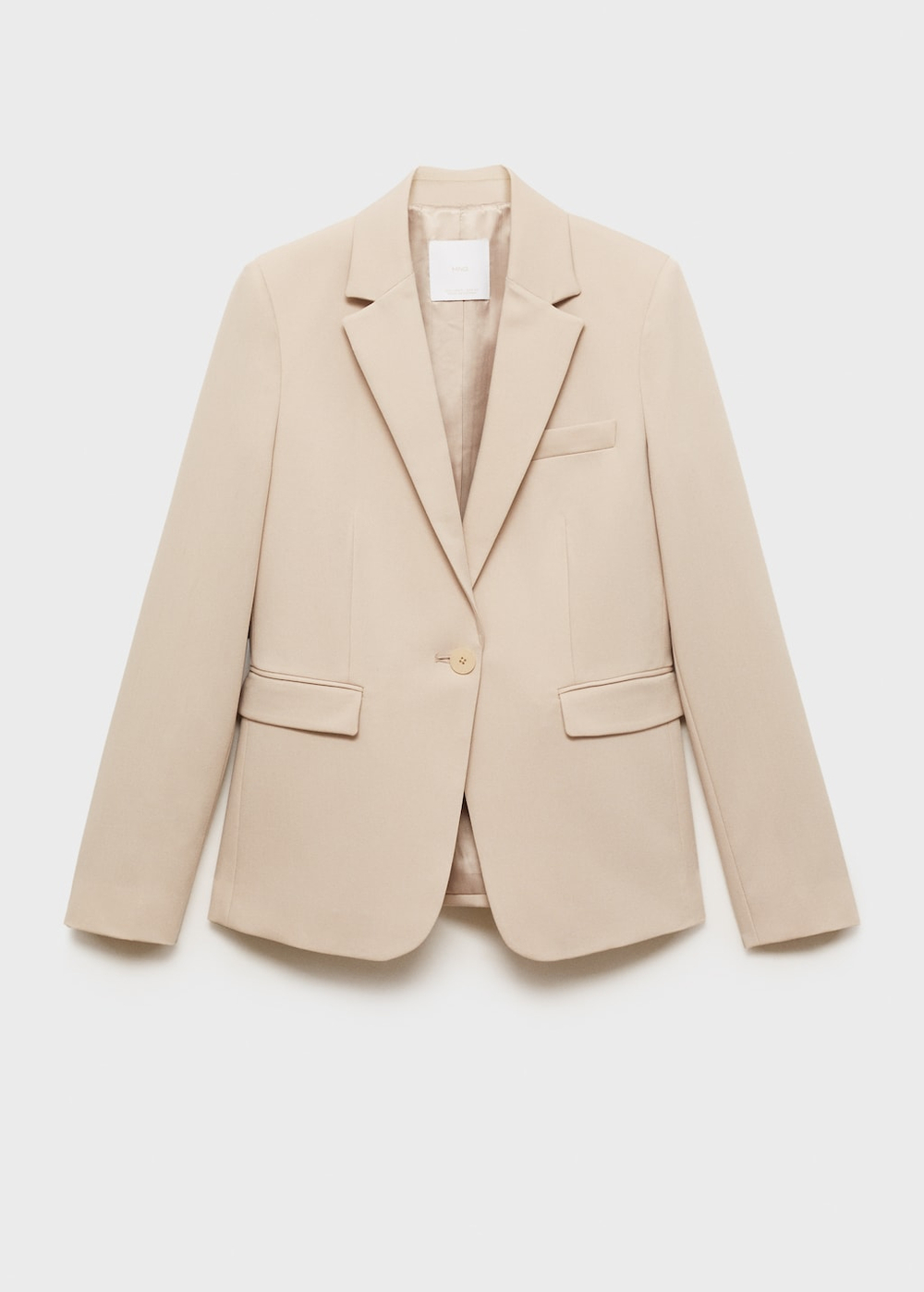 Костюмный приталенный блейзер