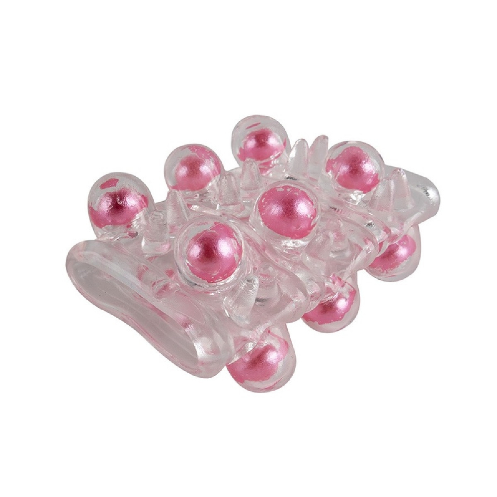 Насадка с шипиками и шариками Cock Ring 4,5 см