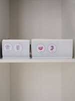 Наклейки в садик 21×15 для девочек 27 шт