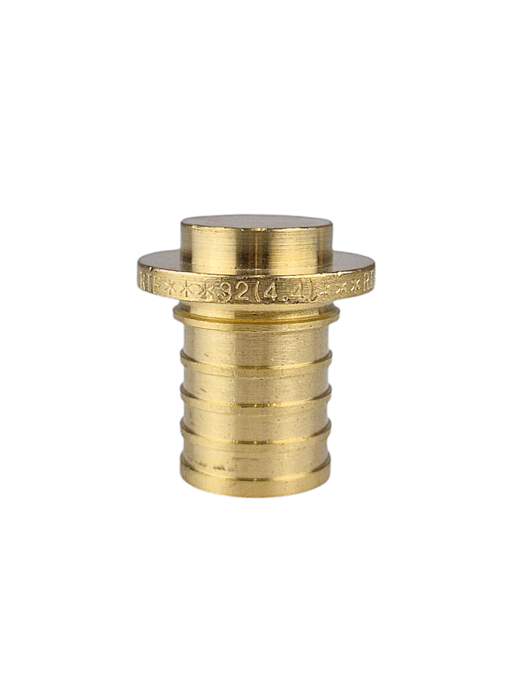 Заглушка аксиальная, латунь,32, желтый, RTP (180/10)